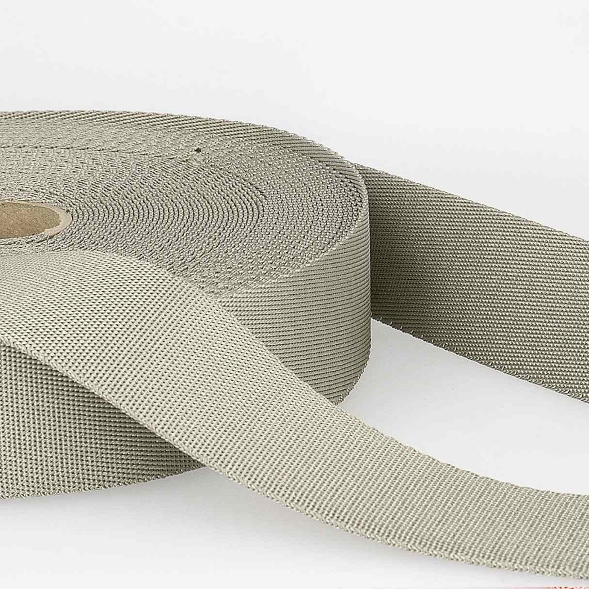 Polyester Webbing - 1-1/2" Wide - Light Gray