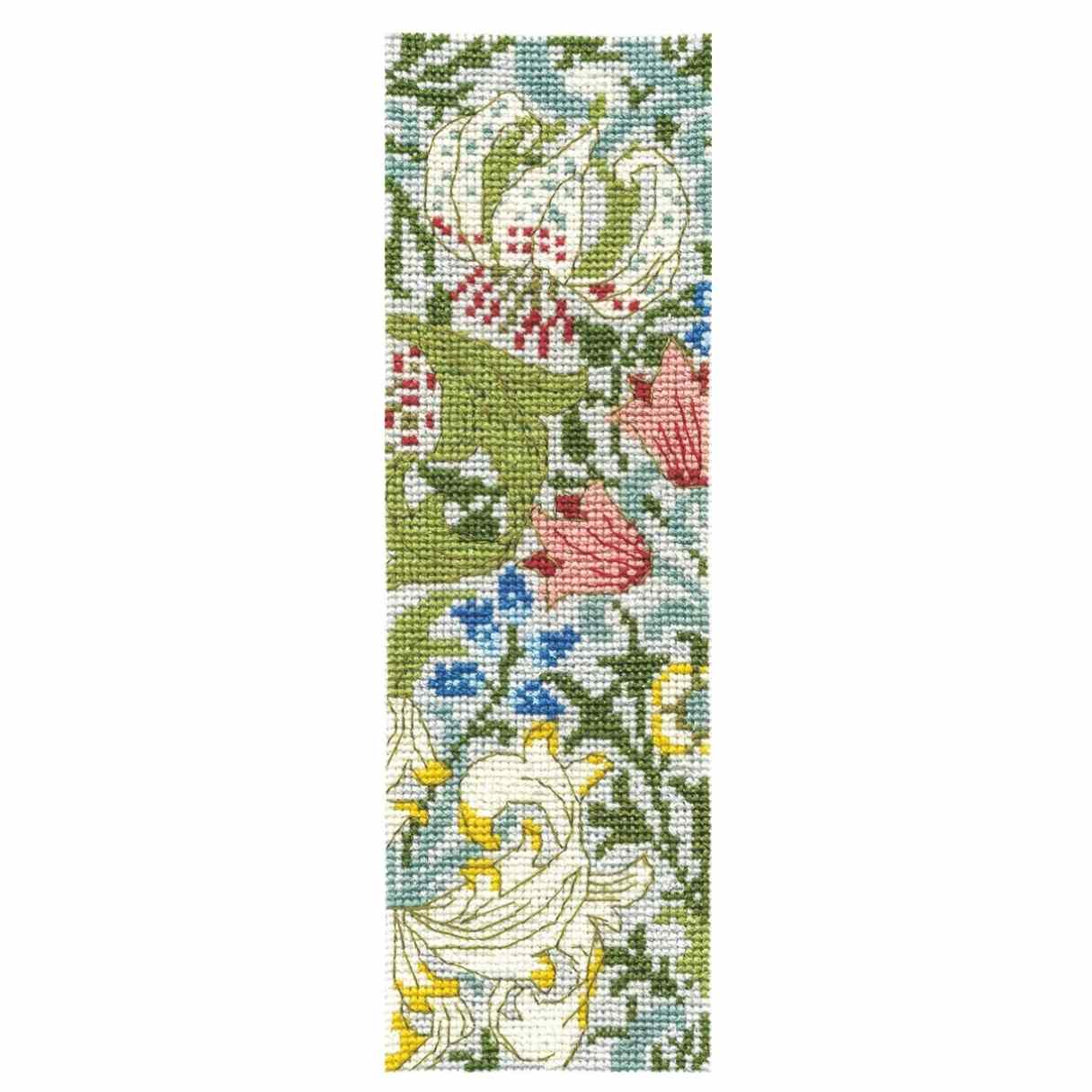 Cross Stitch Bookmark Kit - Golden Lily