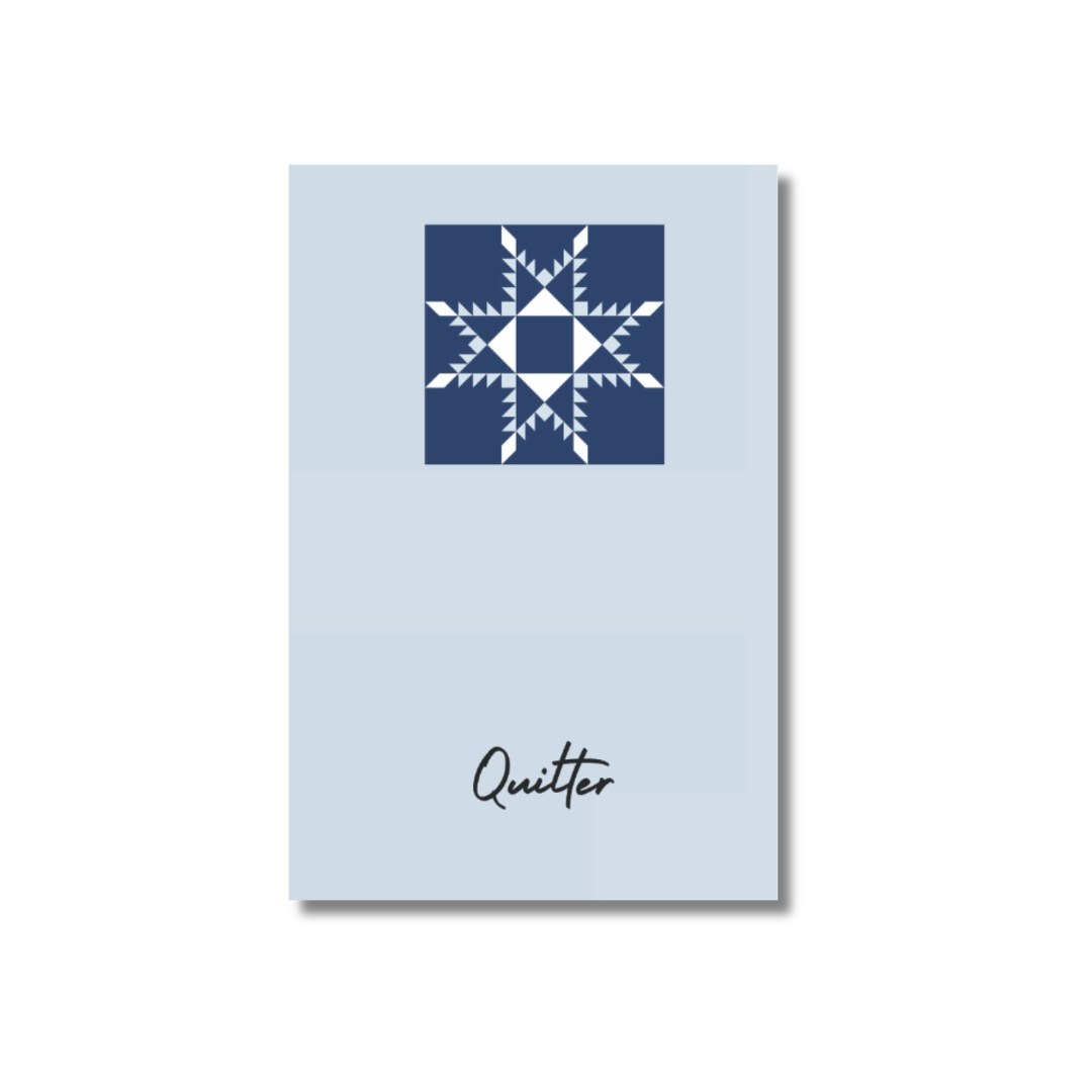 Quilter Paperback Notebook