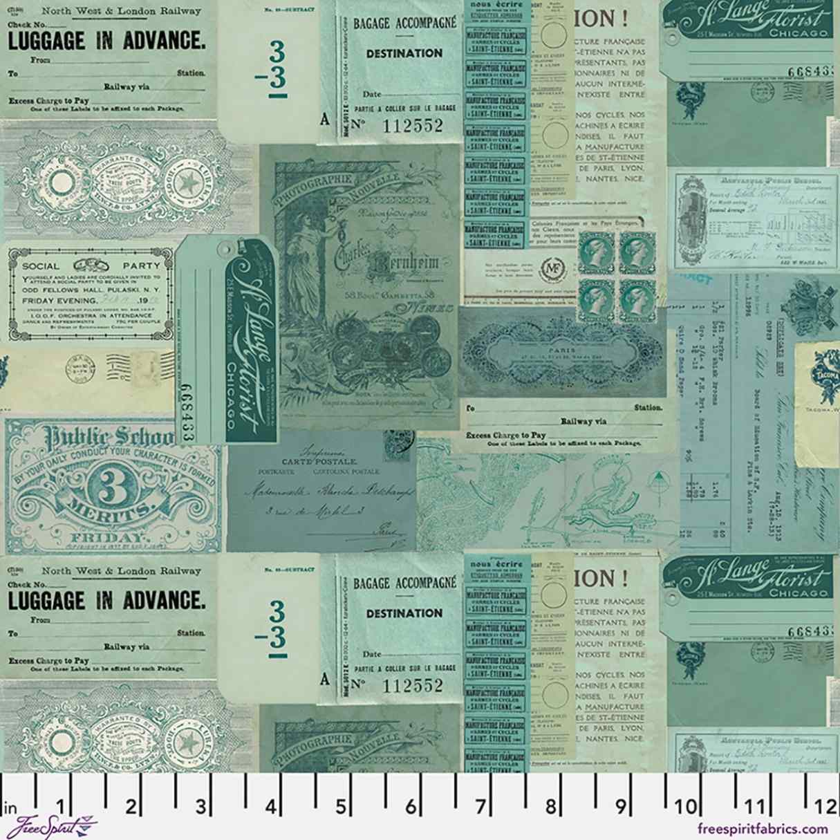Palette Curated - Teal Ephemera