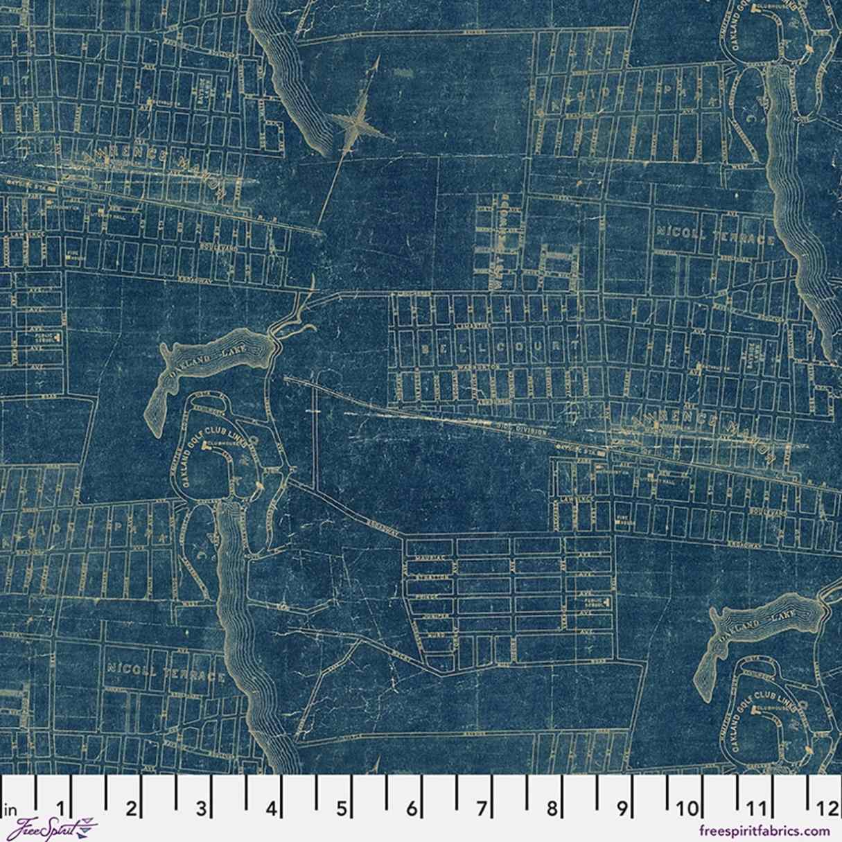 Palette Curated - Blue Map