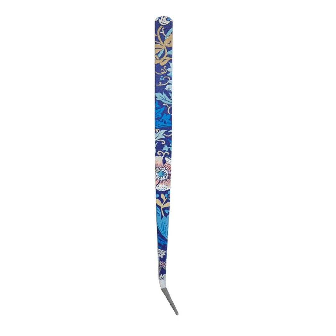 Fine Point Tweezers - Blue Floral