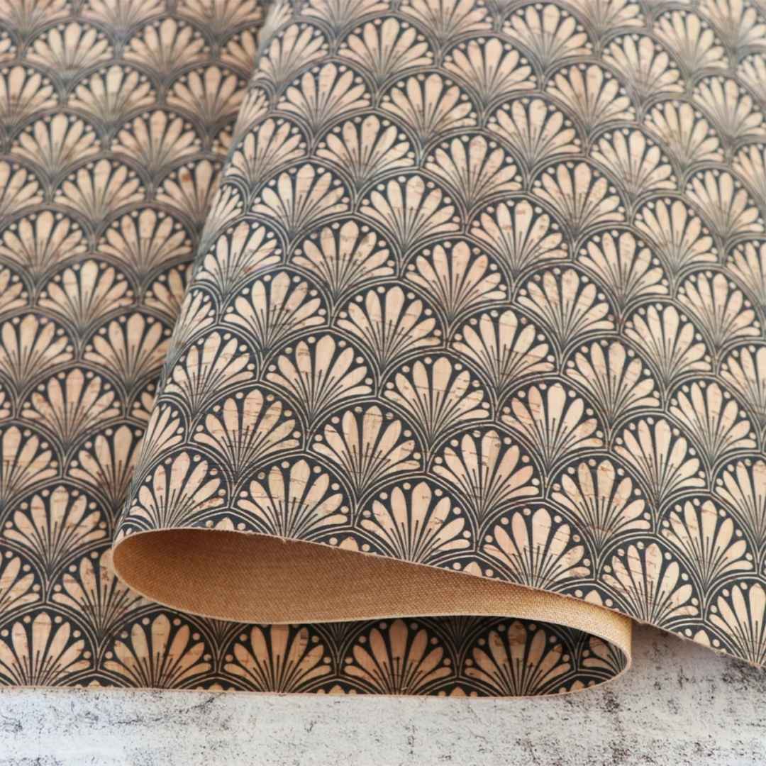 Sallie Tomato Cork Fabric - Deco Fans
