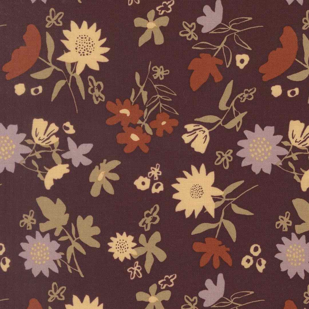 Windfall - Playful Petals - Merlot