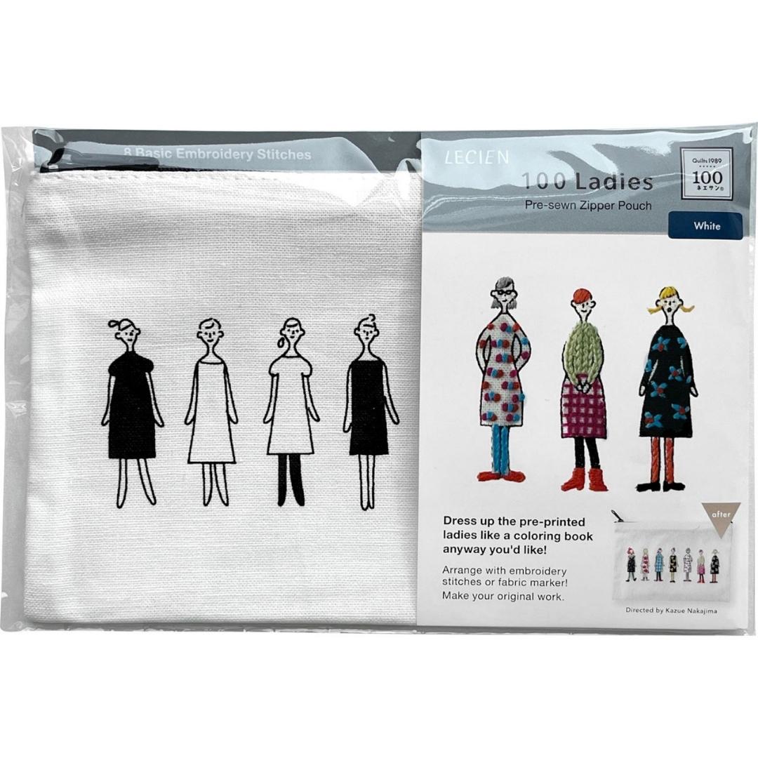 100 Ladies - Embroidery Pouch Kit