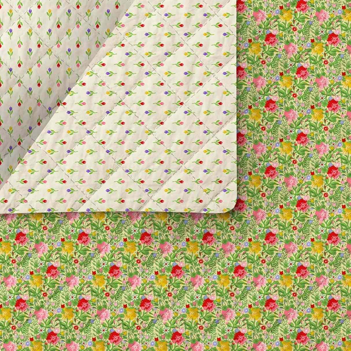 Petite Petals Quilted - Green