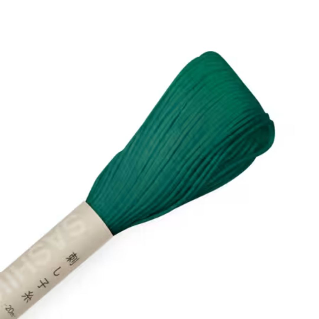 Olympus Sashiko Thread (Small Skein) - Deep Green