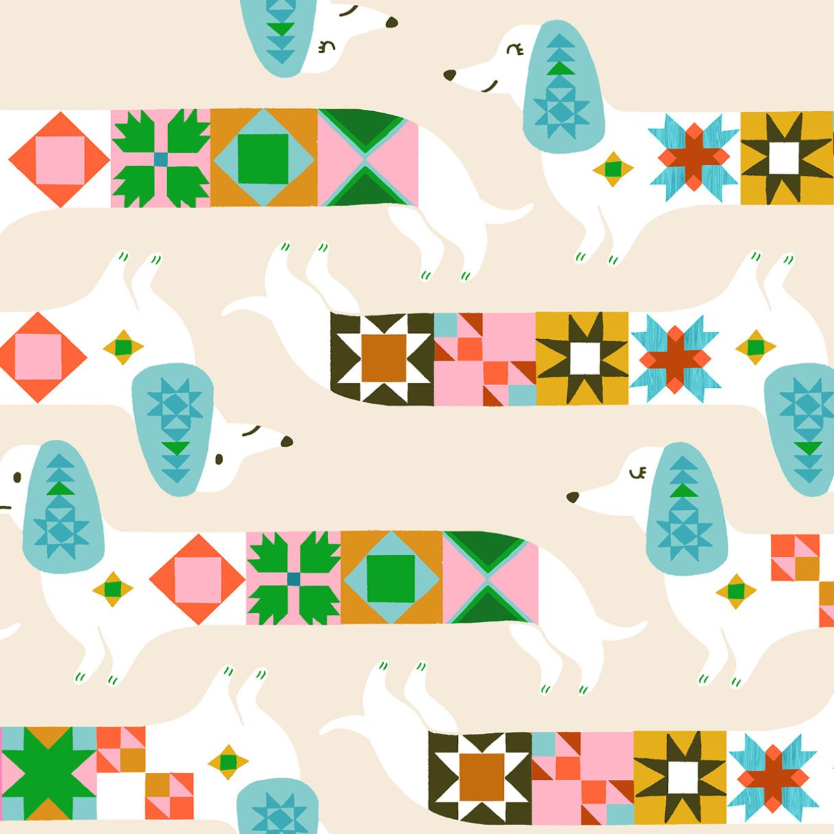 1 800 Notion - Quilty Dogs - Shell