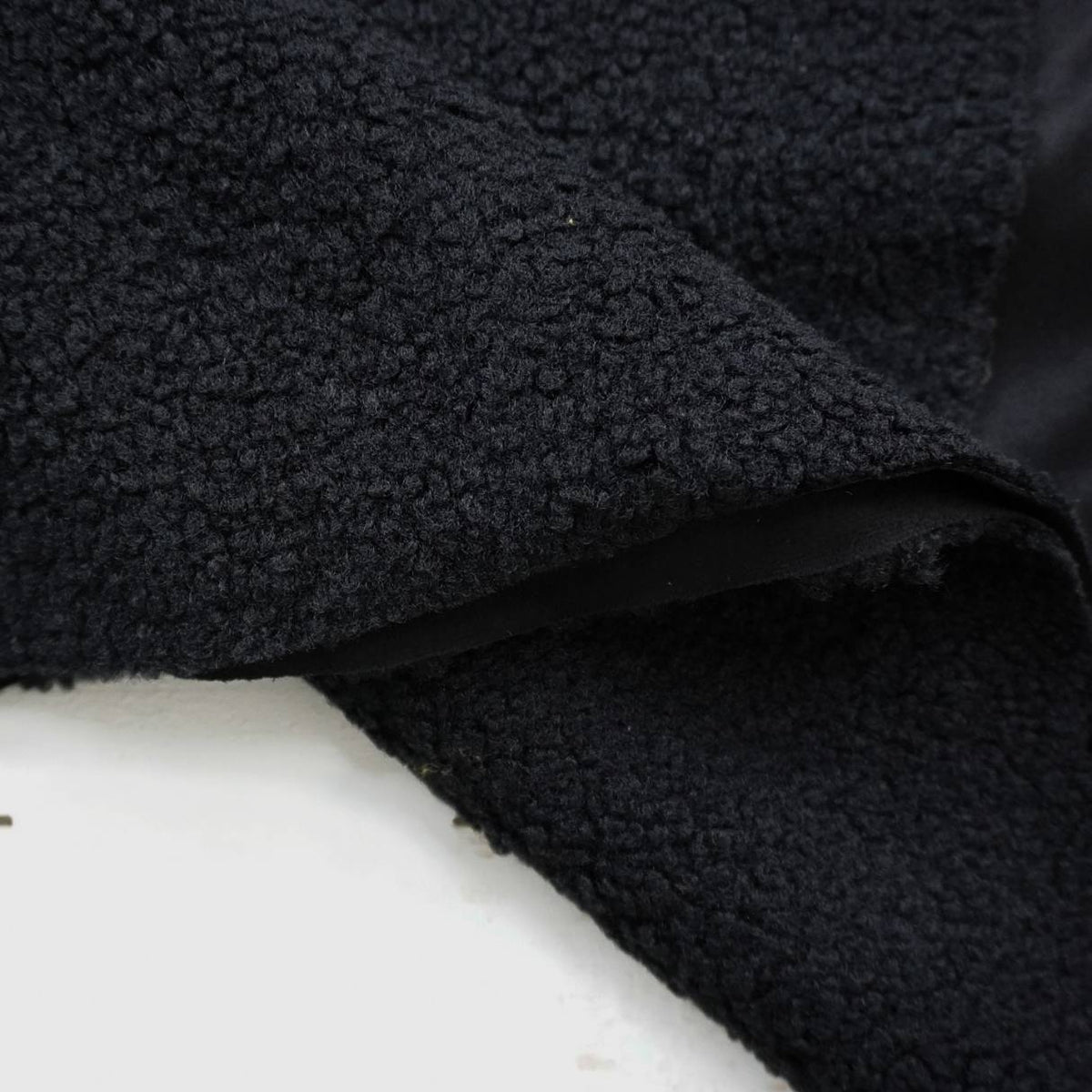 Double Sided Sherpa/Faux Suede - Black