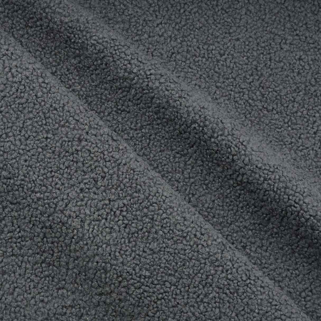 Double Sided Sherpa/Faux Suede - Charcoal