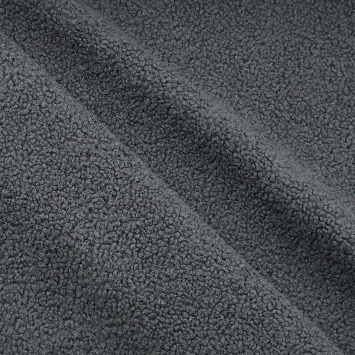 Double Sided Sherpa/Faux Suede - Charcoal