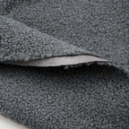 Double Sided Sherpa/Faux Suede - Charcoal