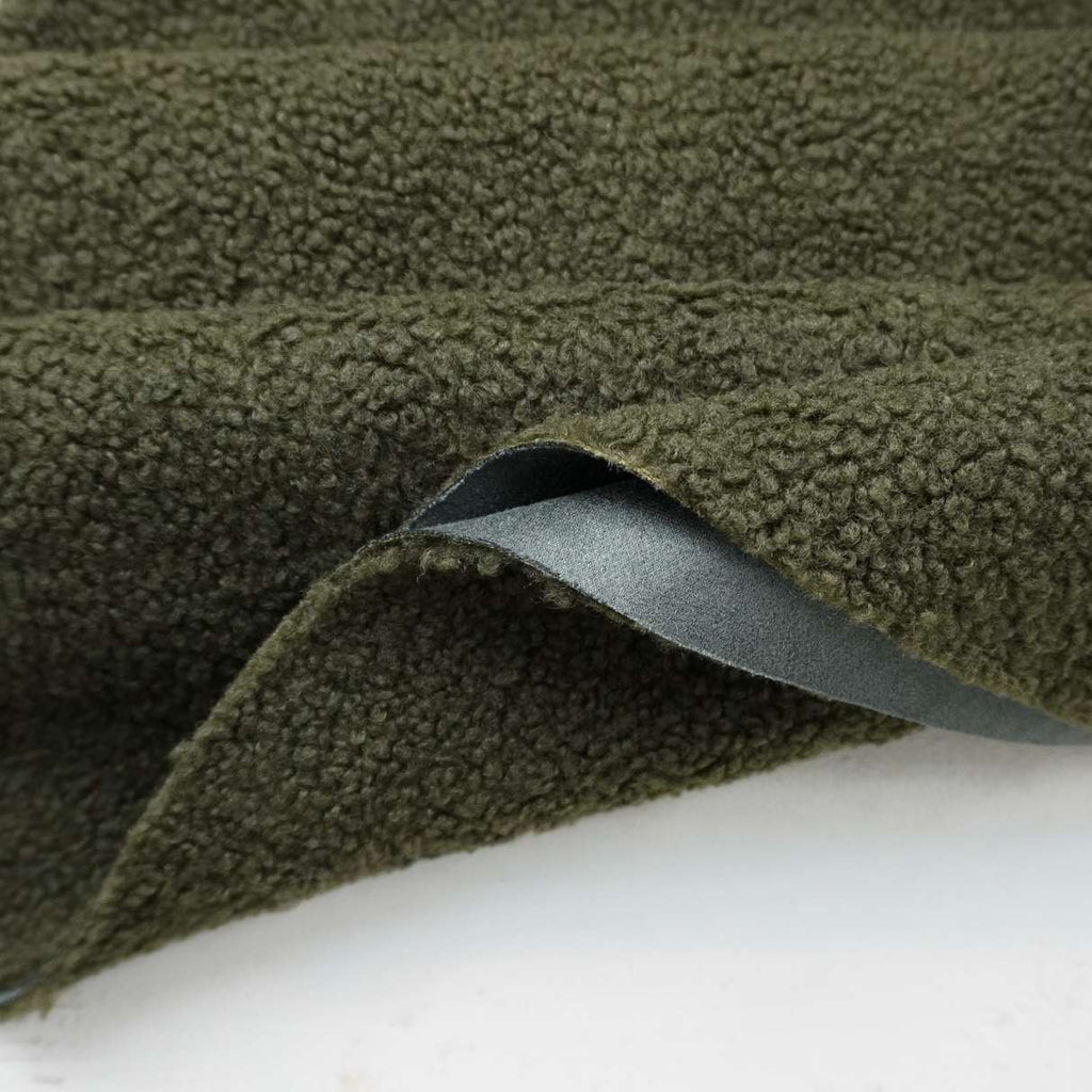 Double Sided Sherpa/Faux Suede - Hunter Green