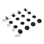 Tool-Free Snaps - Set of 4 - Nickel