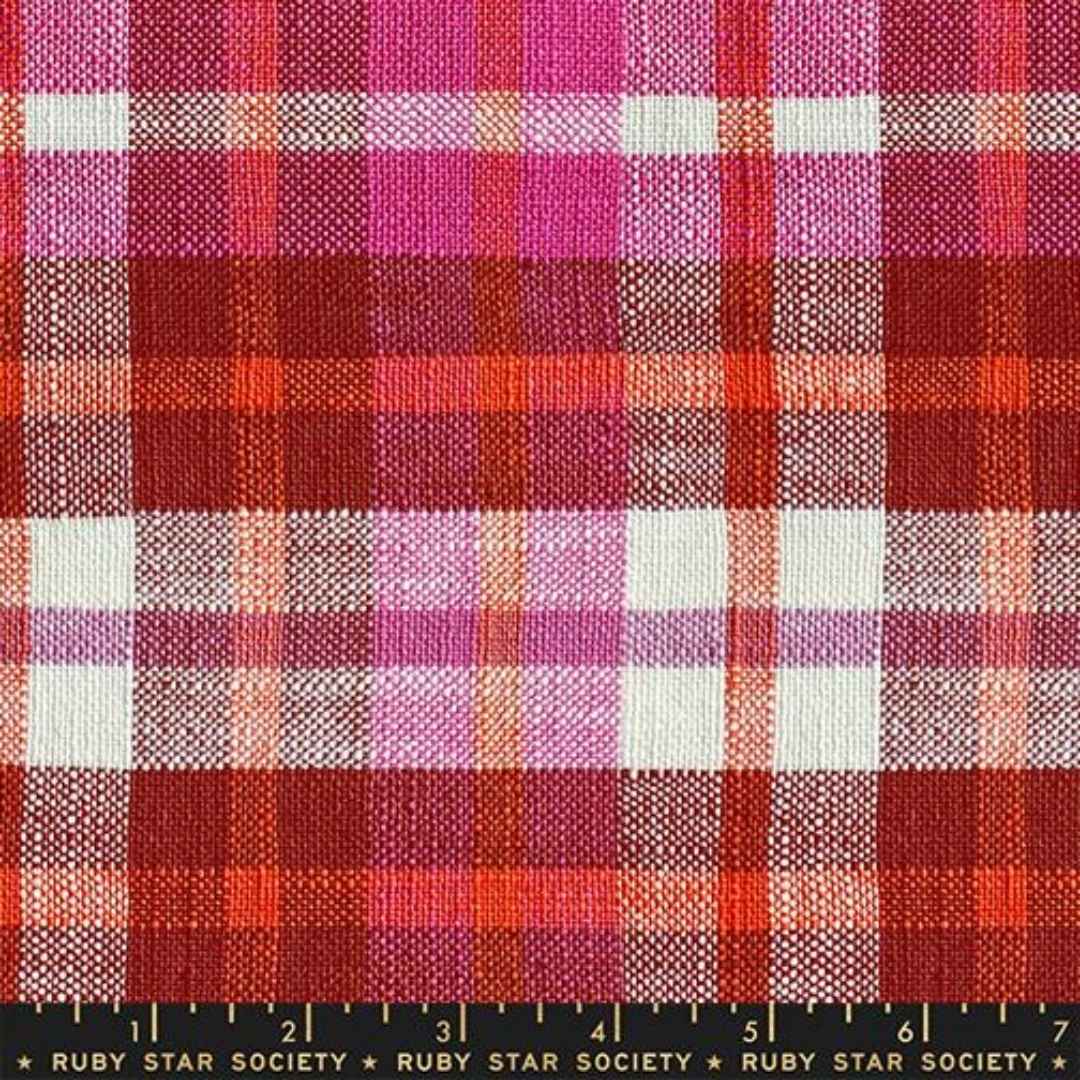 Warp and Weft Mystic Fable - Plaid Pink