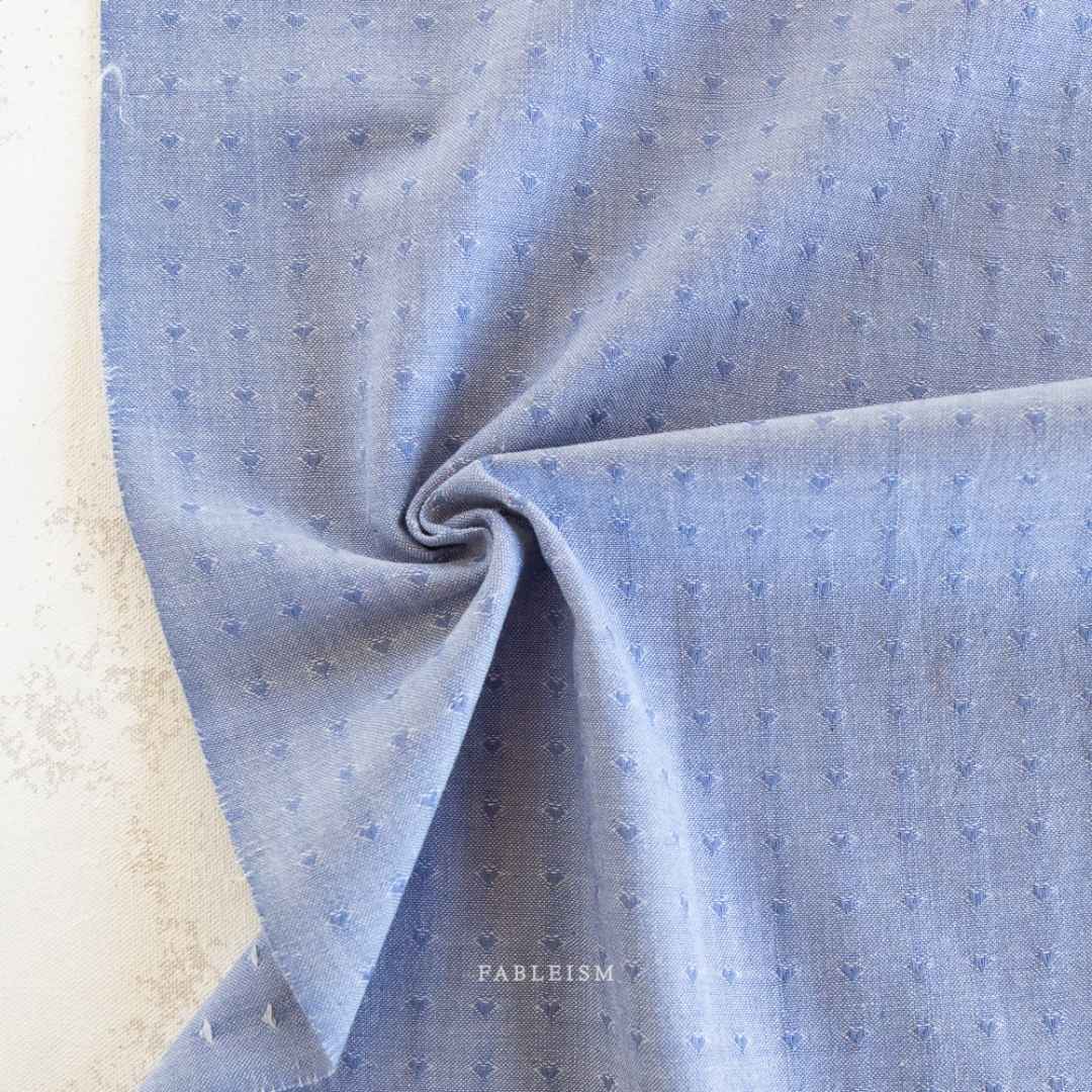 Fableism - Queen of Hearts Woven - Dobby Hearts Alice Blue