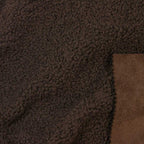Double Sided Sherpa/Faux Suede - Brown