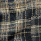 Wide Flannel - Anderson Plaid - Navy