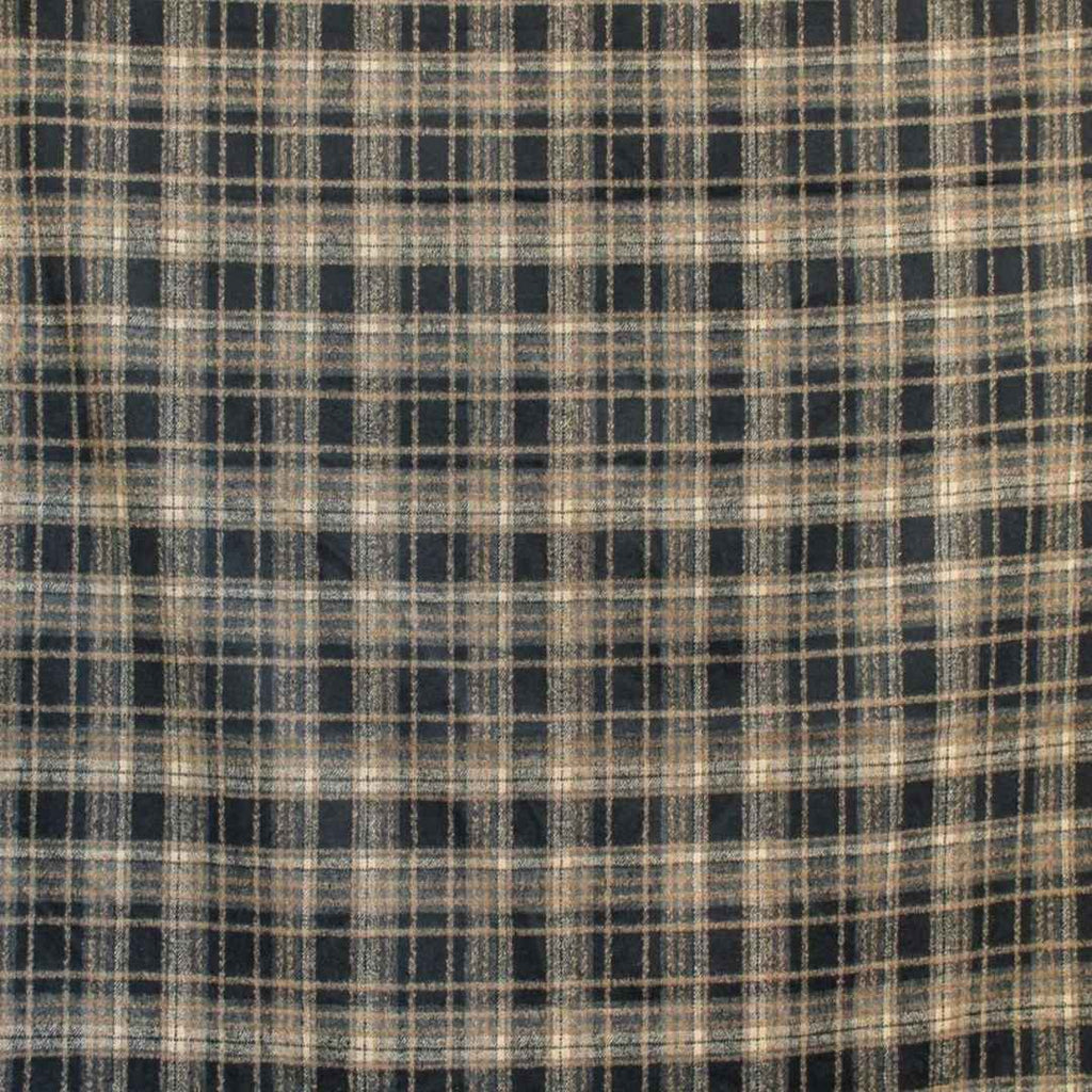 Wide Flannel - Anderson Plaid - Navy