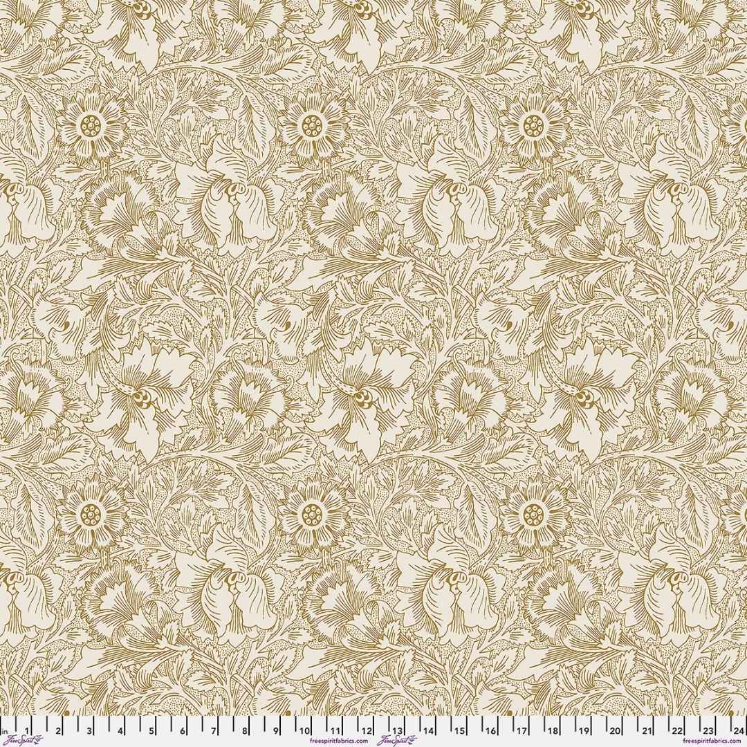 William Morris Lodden Wideback - Pure Poppy Pearwood