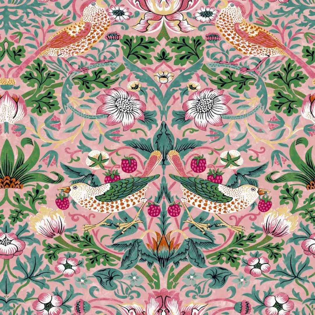 Bedford Park - Strawberry Thief - Blush