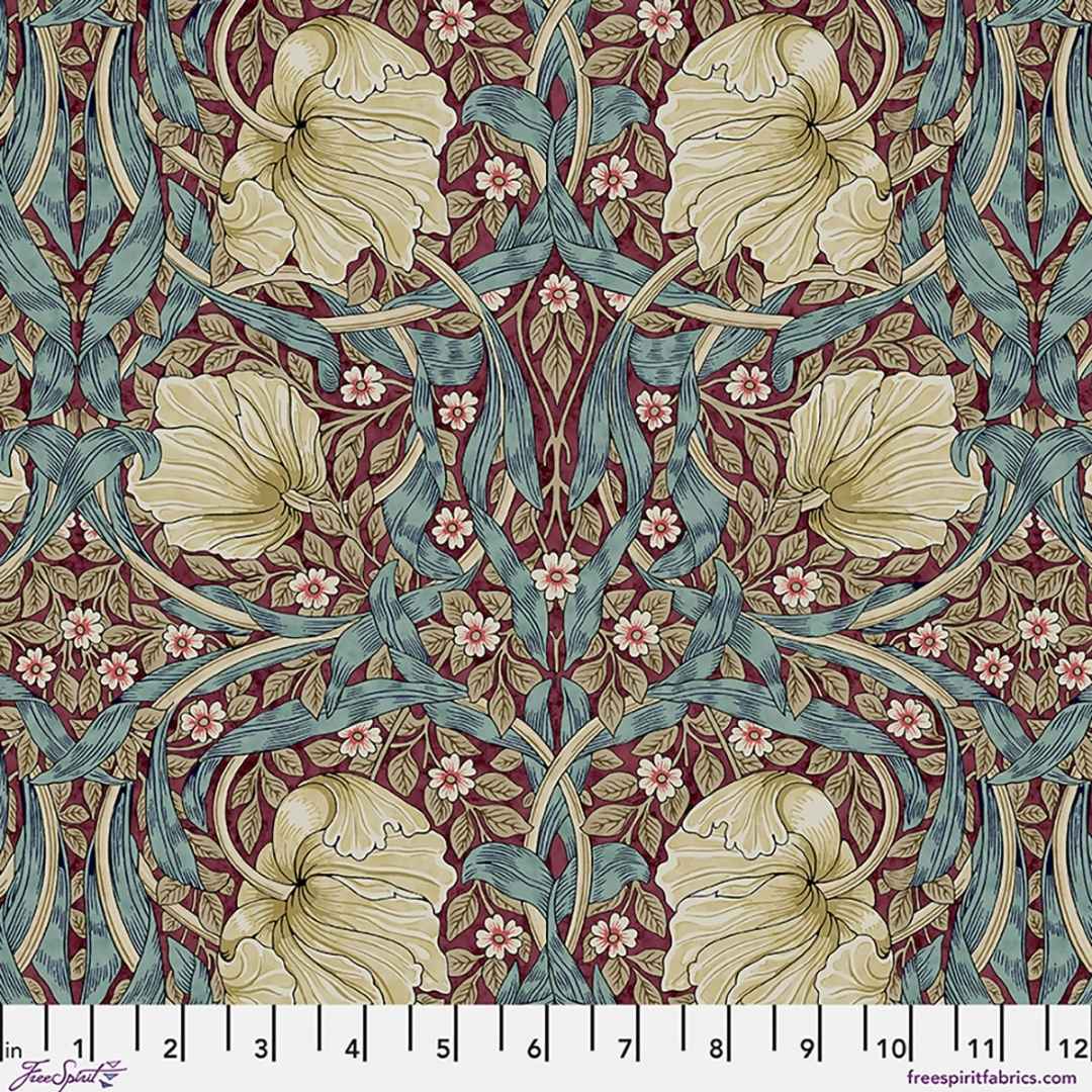 William Morris Lodden - Pimpernel - Teal Berry