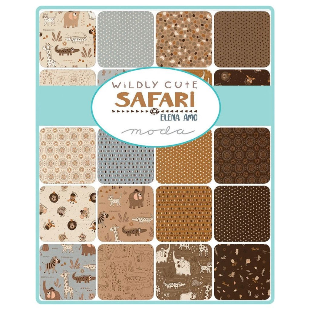 Wildly Cute Safari 5" Charm Pack