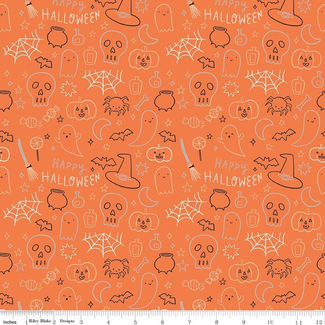 Frank and Friends - Halloween Icons Orange