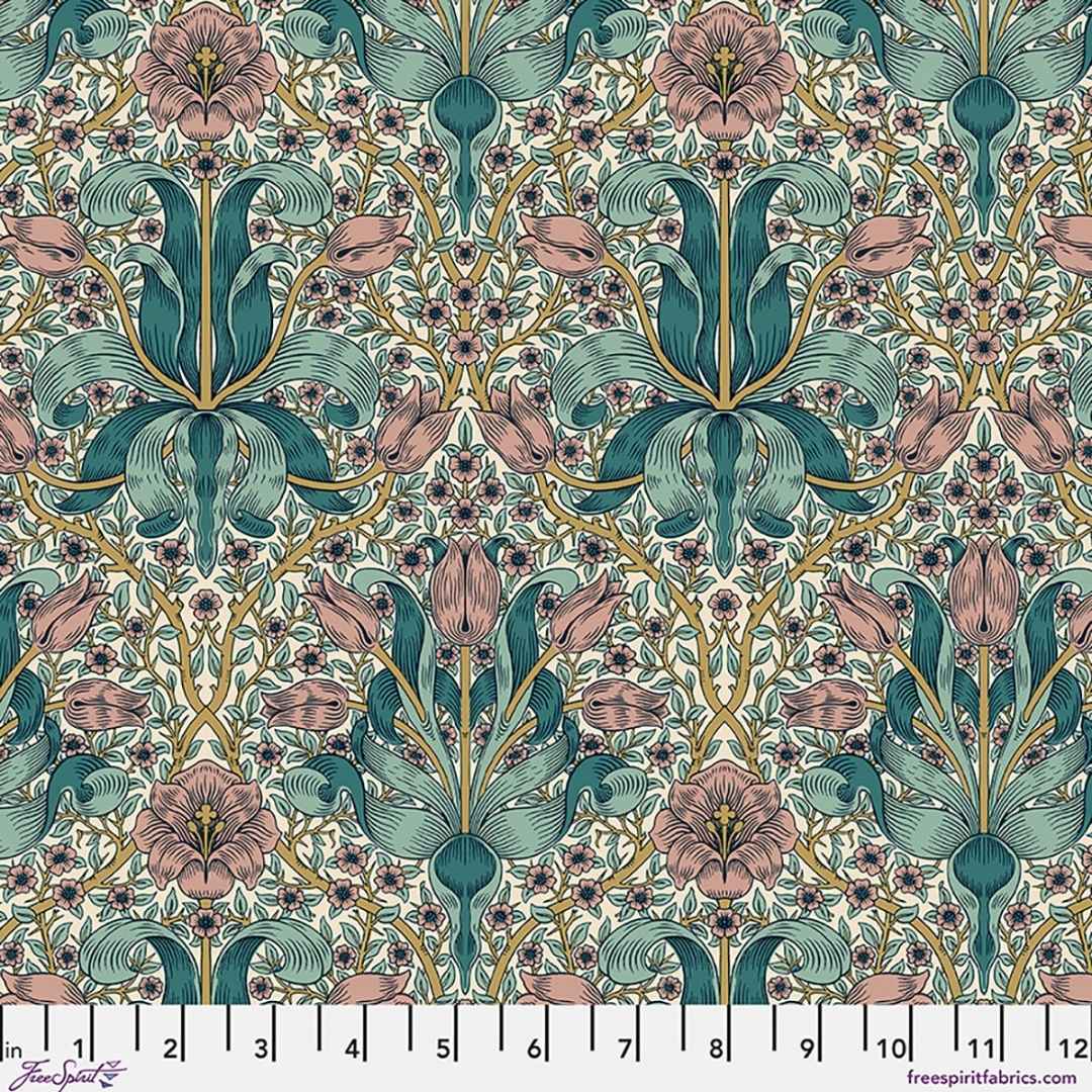 William Morris Lodden - Spring Thicket - Teal