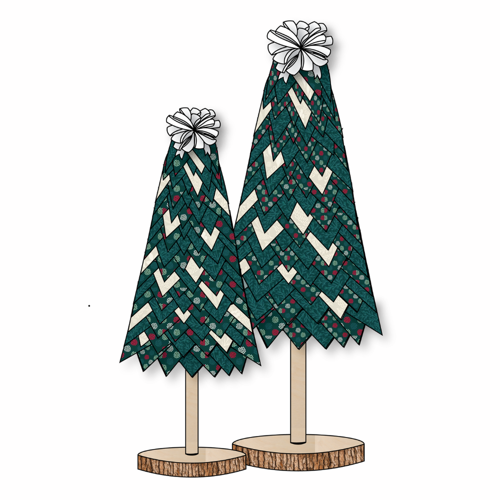 Project Kit: 'No Sew Fabric Trees' Kit