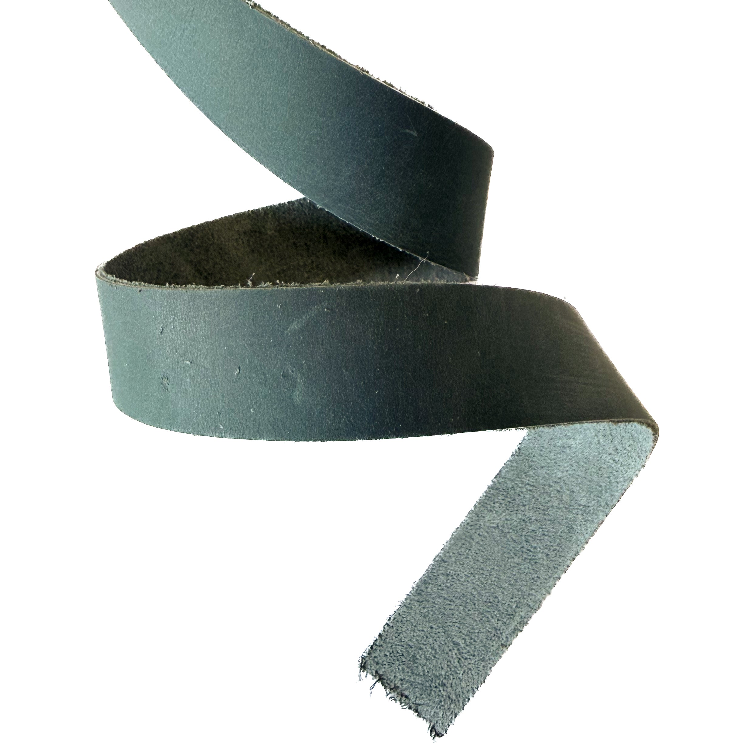Leather Strapping 1" - Marine Green