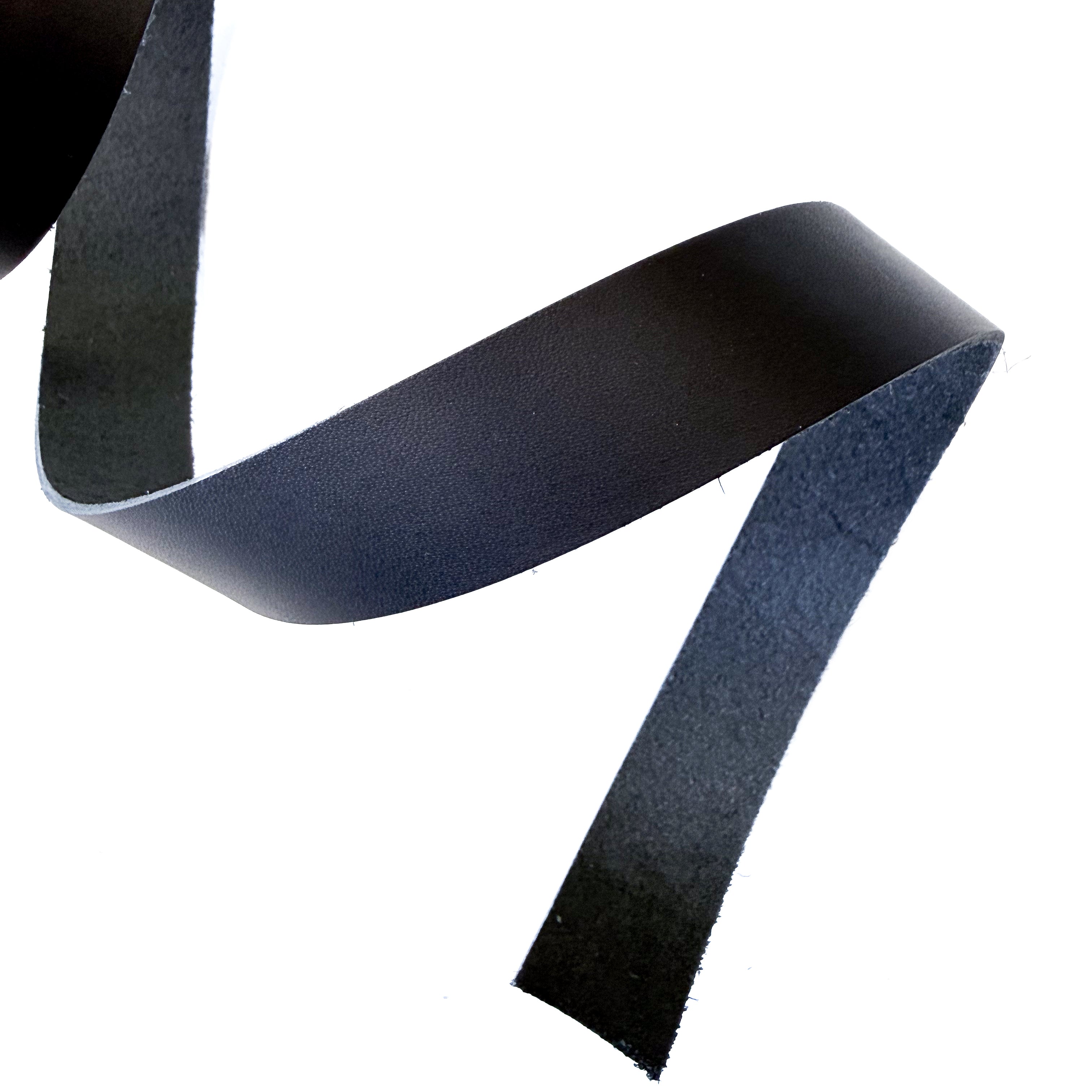 Leather Strapping 1" - Vegan Tanned Black