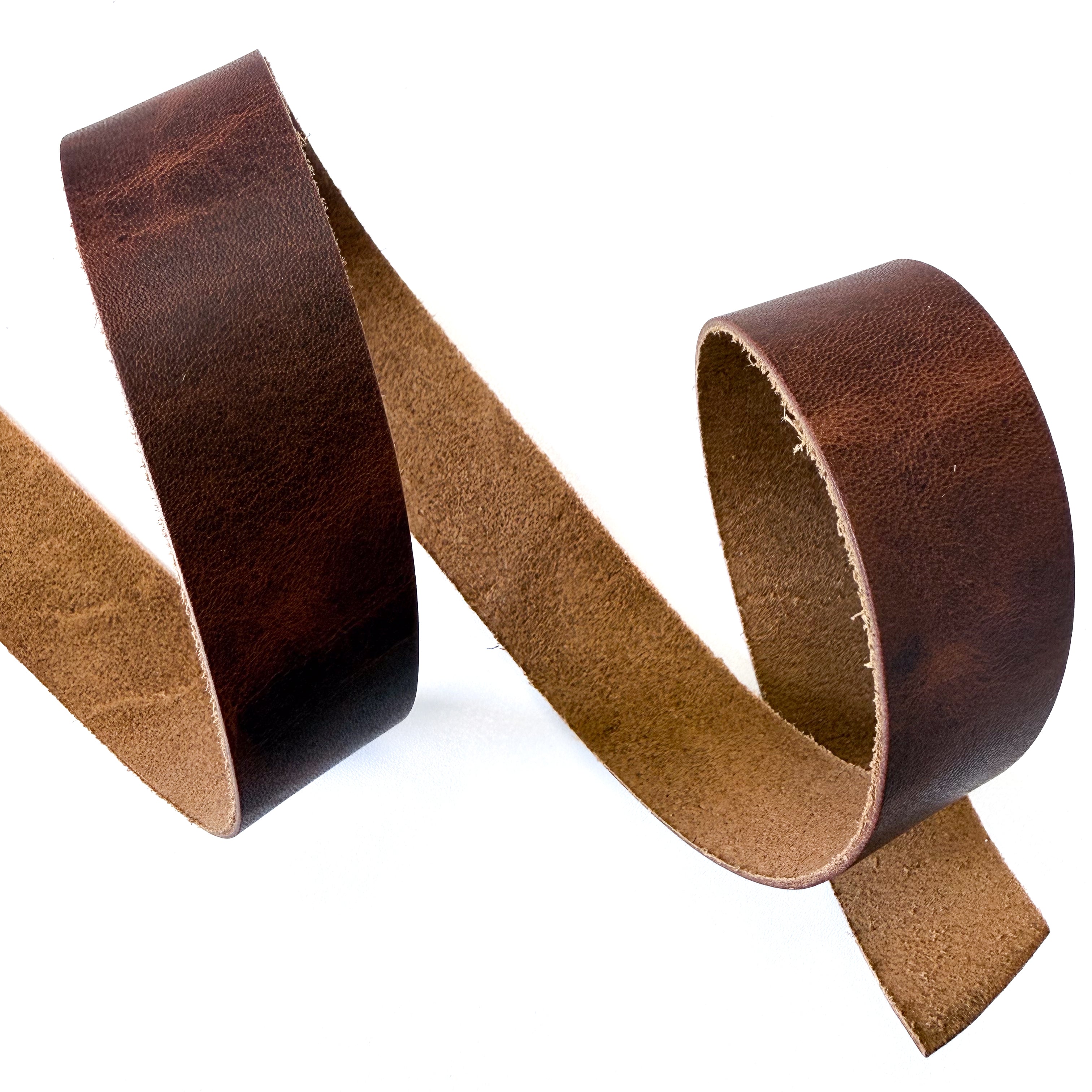 Leather Strapping 1" - Utility Light Brown