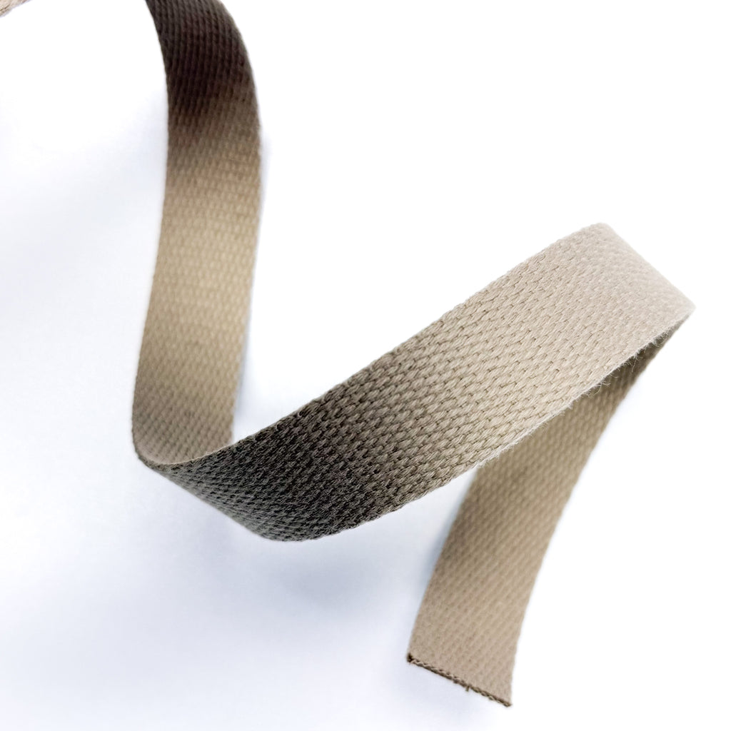 Cotton Webbing - 1" wide - Camel