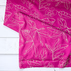 Capri Embroidered Linen Blend - Fuschia