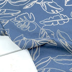 Capri Embroidered Linen Blend - Denim