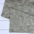 Capri Embroidered Linen Blend - Sage
