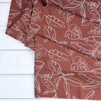 Capri Embroidered Linen Blend - Tobacco