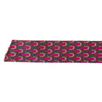 Peacock Print Webbing - 1-1/2" wide - Pink/Gray