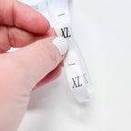 Garment Size Label Ribbon - Size Extra Large