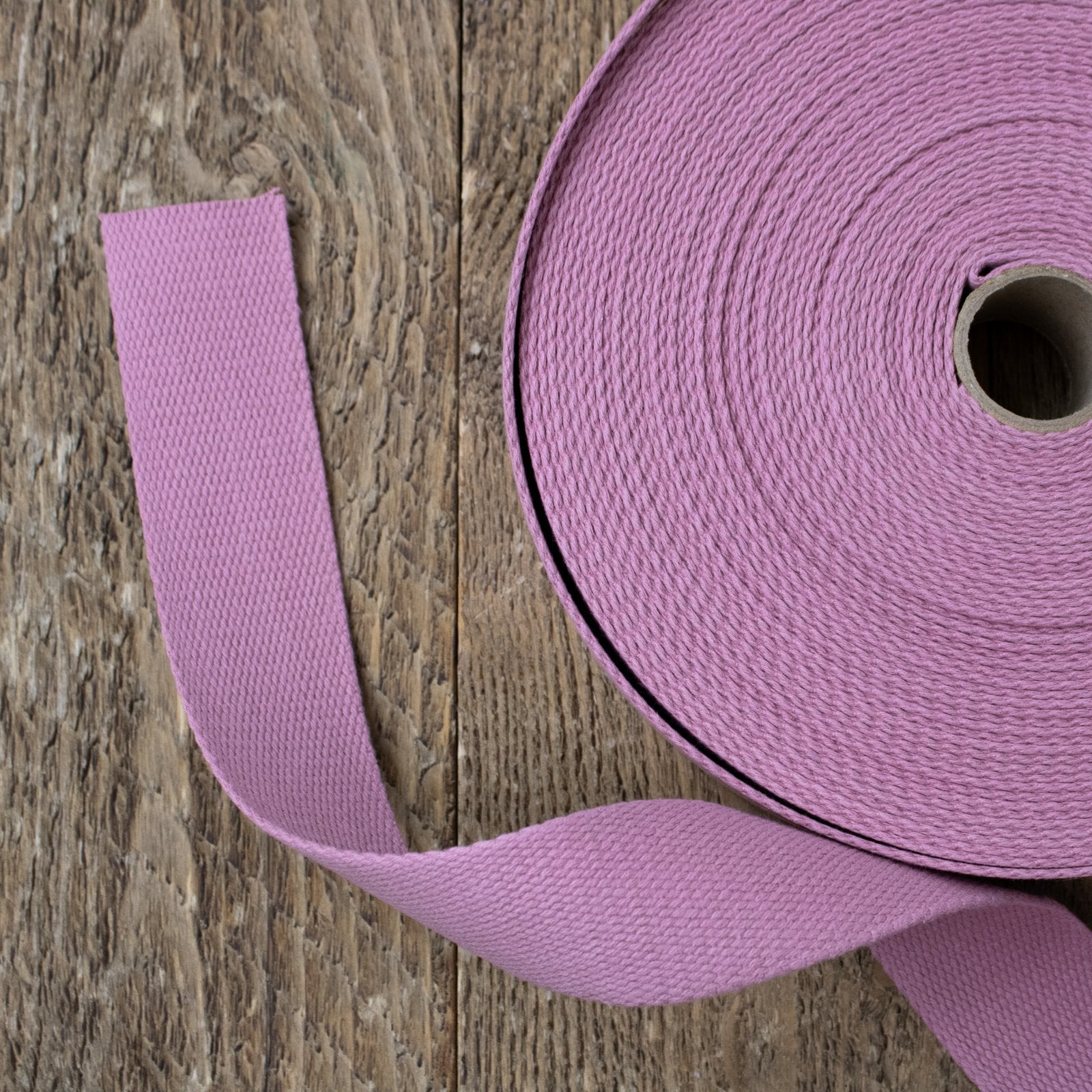 Cotton Webbing - 1-1/2" wide - Rose Pink (77)