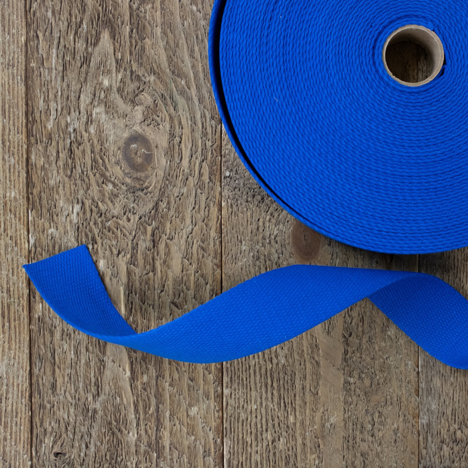 Cotton Webbing - 1-1/2" wide - Ocean Blue (24)