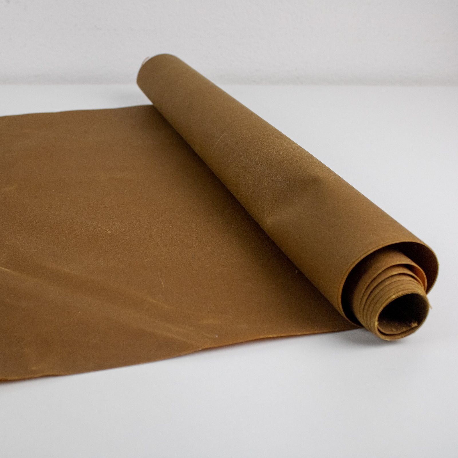 Organic Cotton Oilskin by the Yard - Gold