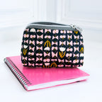 machine embroidery: in-the-hoop quilted zipper pouch