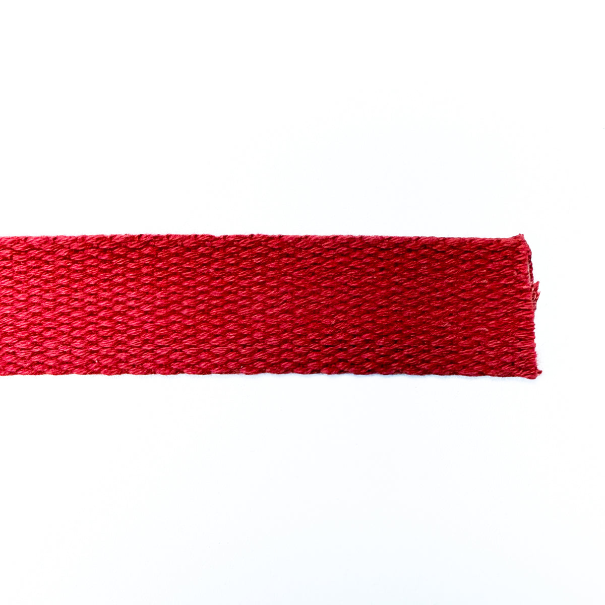 Cotton Webbing - 1" wide - Red