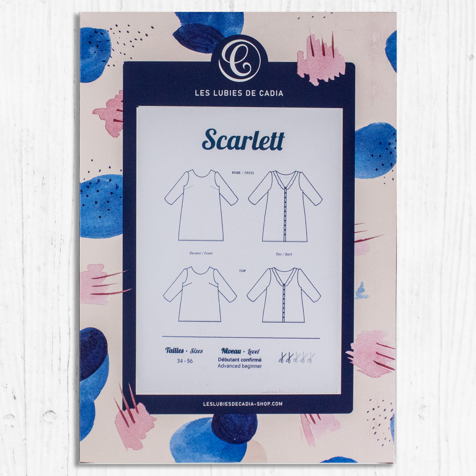 Les Lubies - Scarlett Top/Dress Pattern