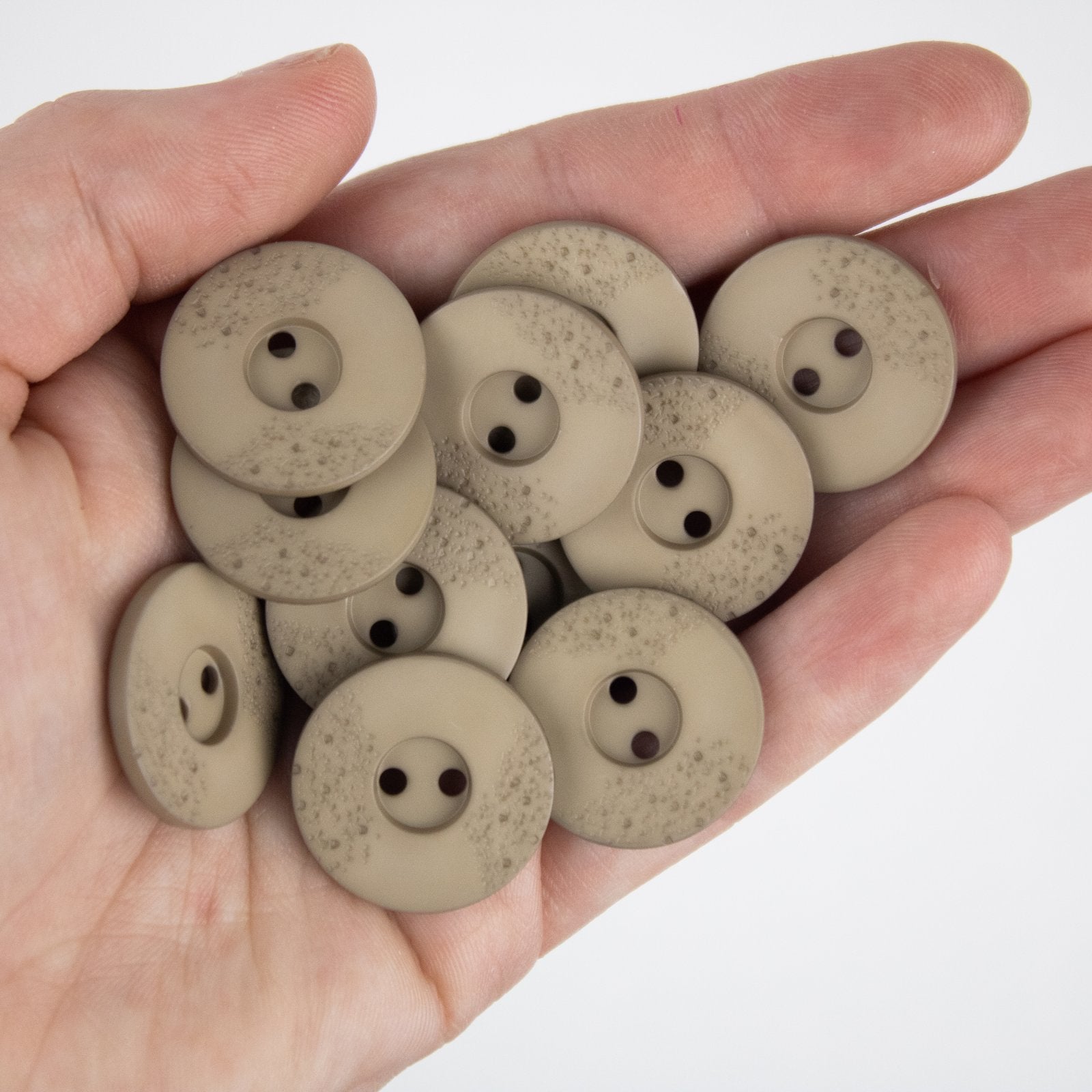 1" Polyamide Button - Beige