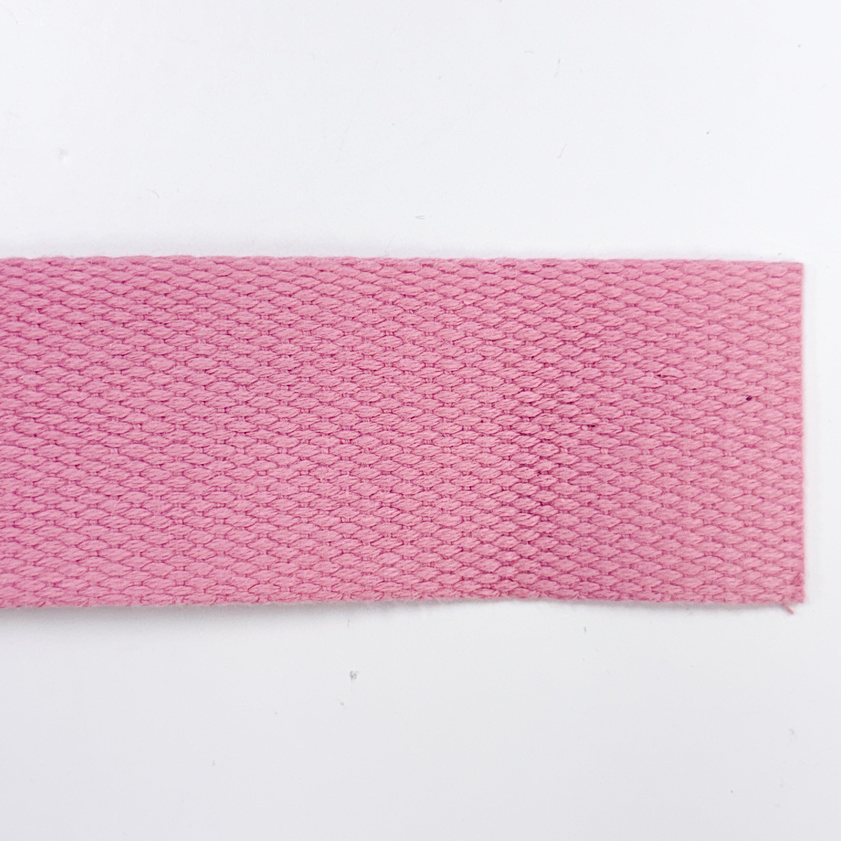 Cotton Webbing - 1-1/2" wide - Rose Pink