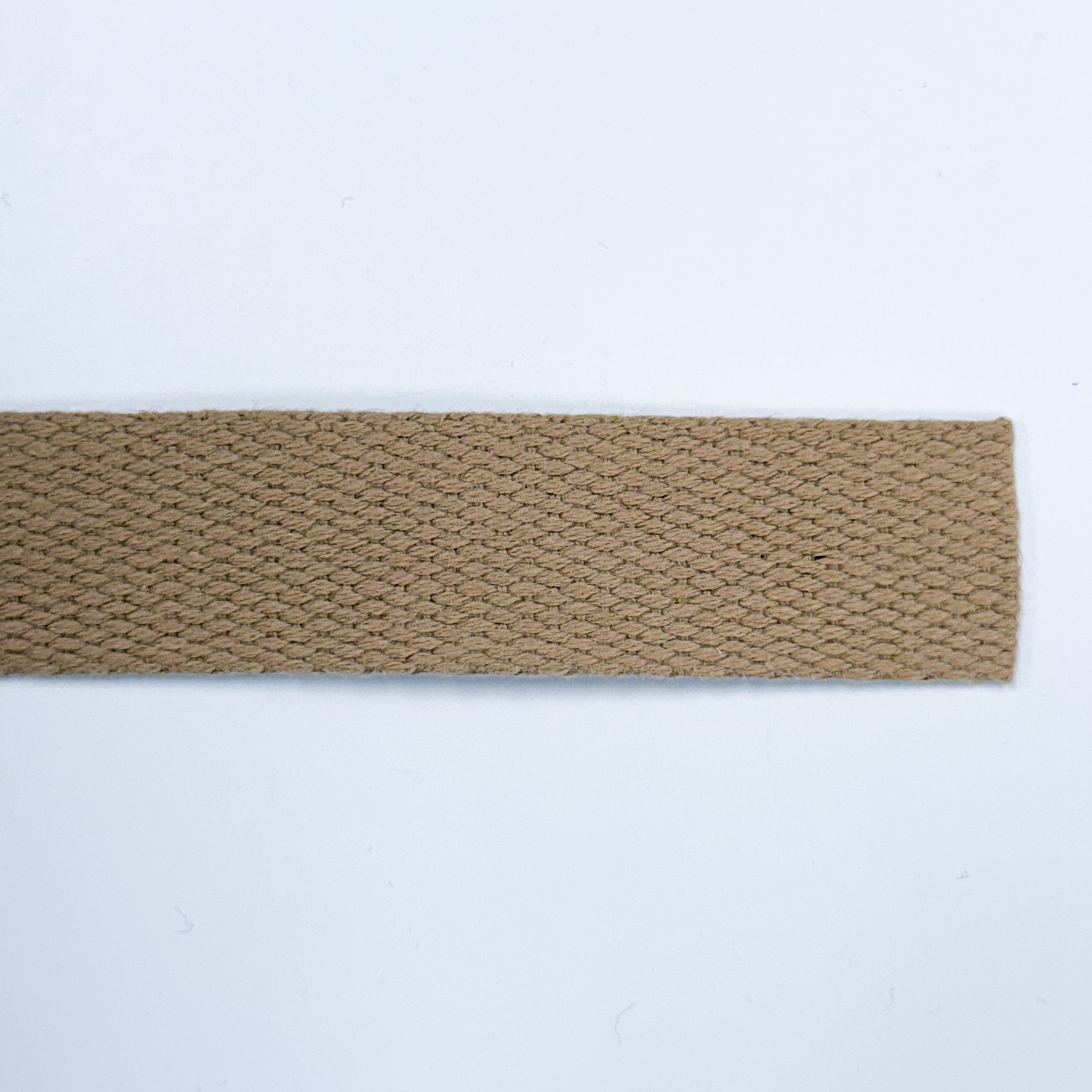 Cotton Webbing - 1" wide - Camel