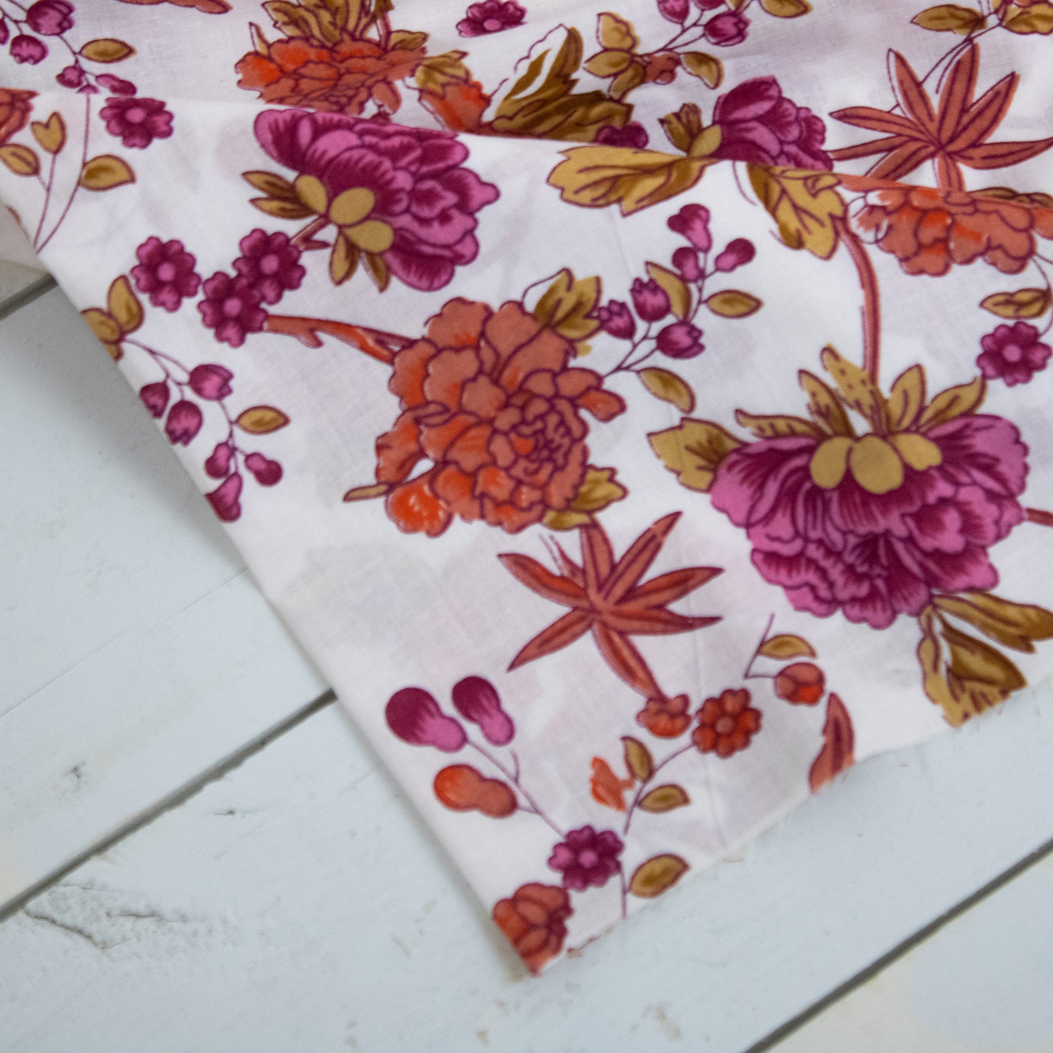 Block Print Floral - Sunset